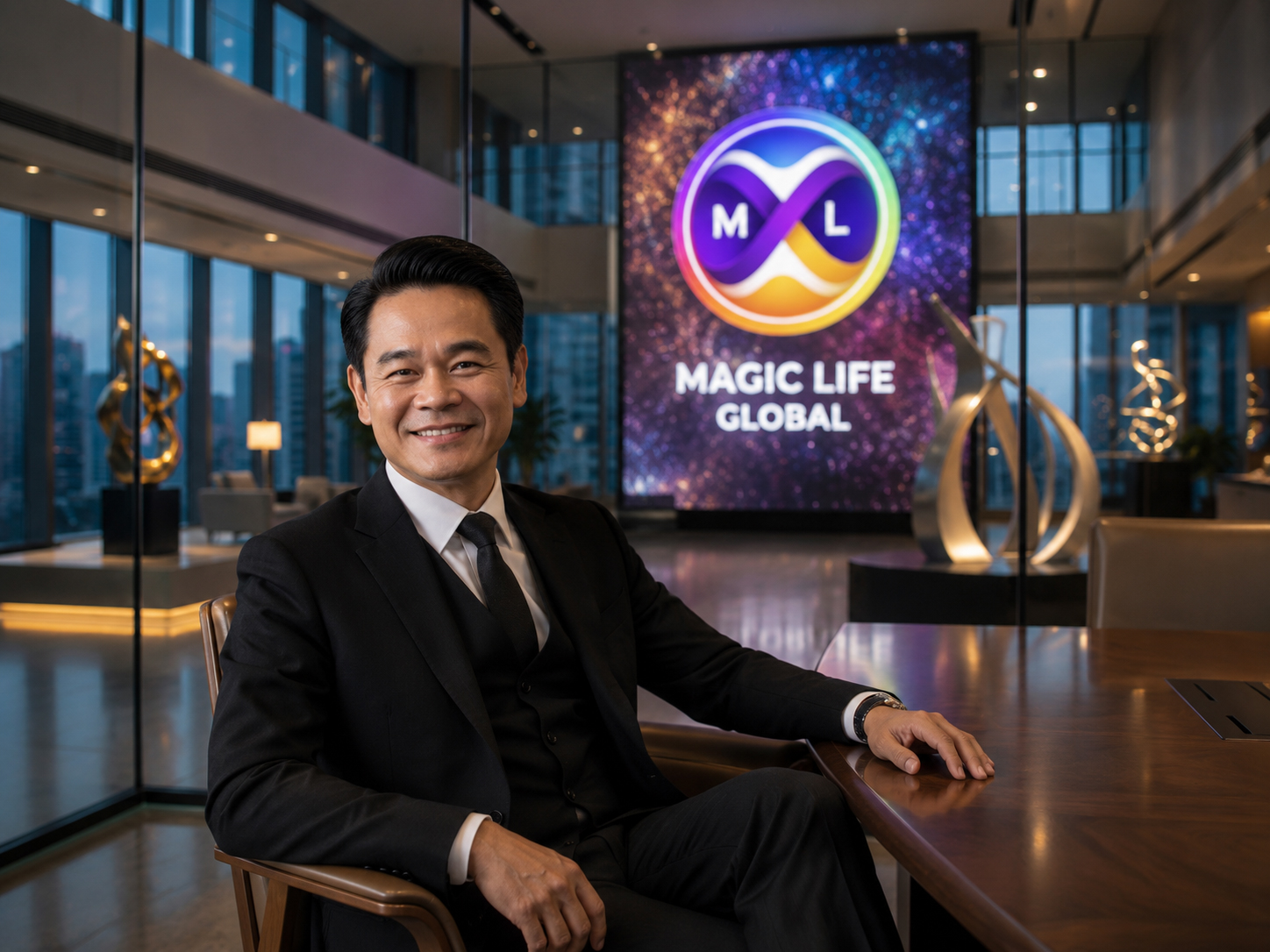 ห้องประชุมสำหรับทีมธุรกิจ Magic Life Global